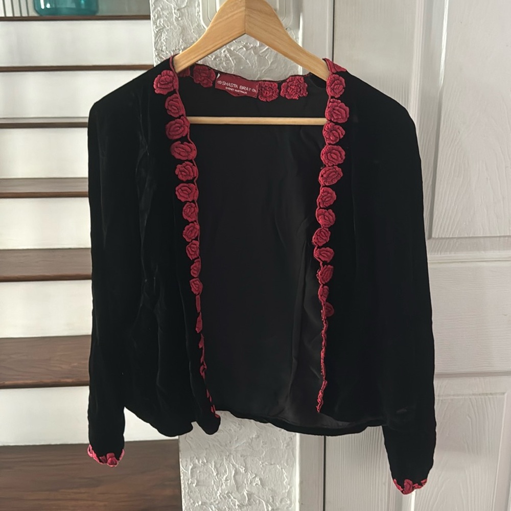 Velvet rose top